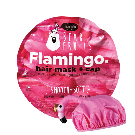 Maschera per capelli + cuffia fenicottero, 20ml